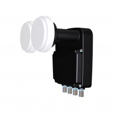 INVERTO Black Mono Quad Monoblock LNB ,4.3° for 80cm dish